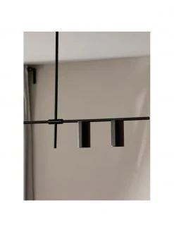 Westwing Collection Gro&szlig;e Moderne Pendelleuchte Cassandra in Schwarz, B 143 x H 73 cm -Leuchten Verkaufsladen Grosse Moderne Pendelleuchte Cassandra in Schwarz 2