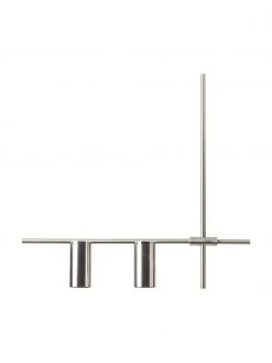 Westwing Collection Gro&szlig;e Moderne Pendelleuchte Cassandra in Silber, B 143 x H 73 cm -Leuchten Verkaufsladen Grosse Moderne Pendelleuchte Cassandra in Silber 4