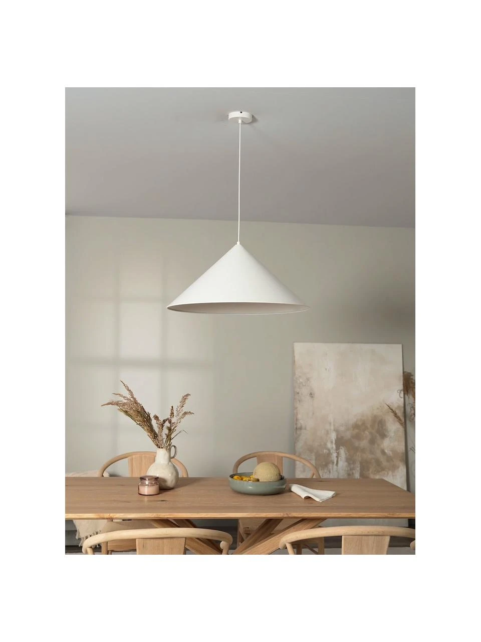 Westwing Collection Große Pendelleuchte Alia aus Metall, Ø 70 x H 32 cm 4 Westwing Collection Große Pendelleuchte Alia aus Metall, Ø 70 x H 32 cm – Bild 2