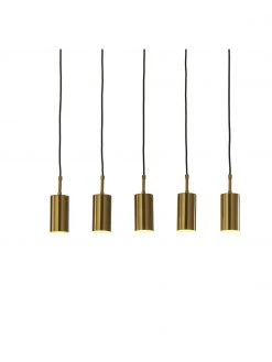 Westwing Collection Gro&szlig;e Pendelleuchte Arvo in Messingfarben, B 75 cm x H 120 cm -Leuchten Verkaufsladen Grosse Pendelleuchte Arvo in Messingfarben 2