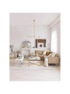 Westwing Collection Gro&szlig;e Pendelleuchte Aurelia in Gold, B 110 x H 60 cm -Leuchten Verkaufsladen Grosse Pendelleuchte Aurelia in Gold 2