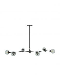 Westwing Collection Gro&szlig;e Pendelleuchte Aurelia in Schwarz, B 110 x H 60 cm -Leuchten Verkaufsladen Grosse Pendelleuchte Aurelia in Schwarz 4