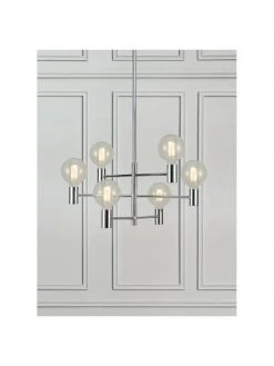 Marksl&ouml;jd Gro&szlig;e Pendelleuchte Capital in Silber, Ø 63 cm -Leuchten Verkaufsladen Grosse Pendelleuchte Capital in Silber 2