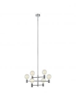 Marksl&ouml;jd Gro&szlig;e Pendelleuchte Capital in Silber, Ø 63 cm -Leuchten Verkaufsladen Grosse Pendelleuchte Capital in Silber 4