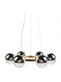 Marksl&ouml;jd Gro&szlig;e Pendelleuchte Circle aus Spiegelglas, Ø 71 x H 15 cm