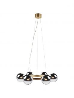 Marksl&ouml;jd Gro&szlig;e Pendelleuchte Circle aus Spiegelglas, Ø 71 x H 15 cm -Leuchten Verkaufsladen Grosse Pendelleuchte Circle aus Spiegelglas 3