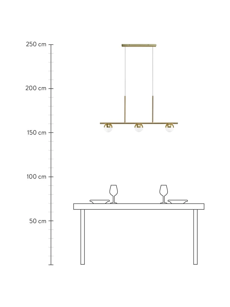 Nordlux Große Pendelleuchte Contina mit Opalglas, B 90 x H 42 cm 5 Nordlux Große Pendelleuchte Contina mit Opalglas, B 90 x H 42 cm – Bild 3