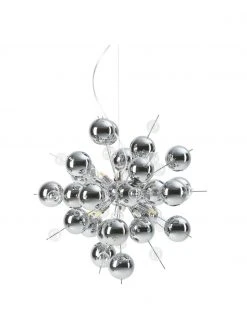 Gro&szlig;e Pendelleuchte Explosion aus Glaskugeln, Ø 65 cm