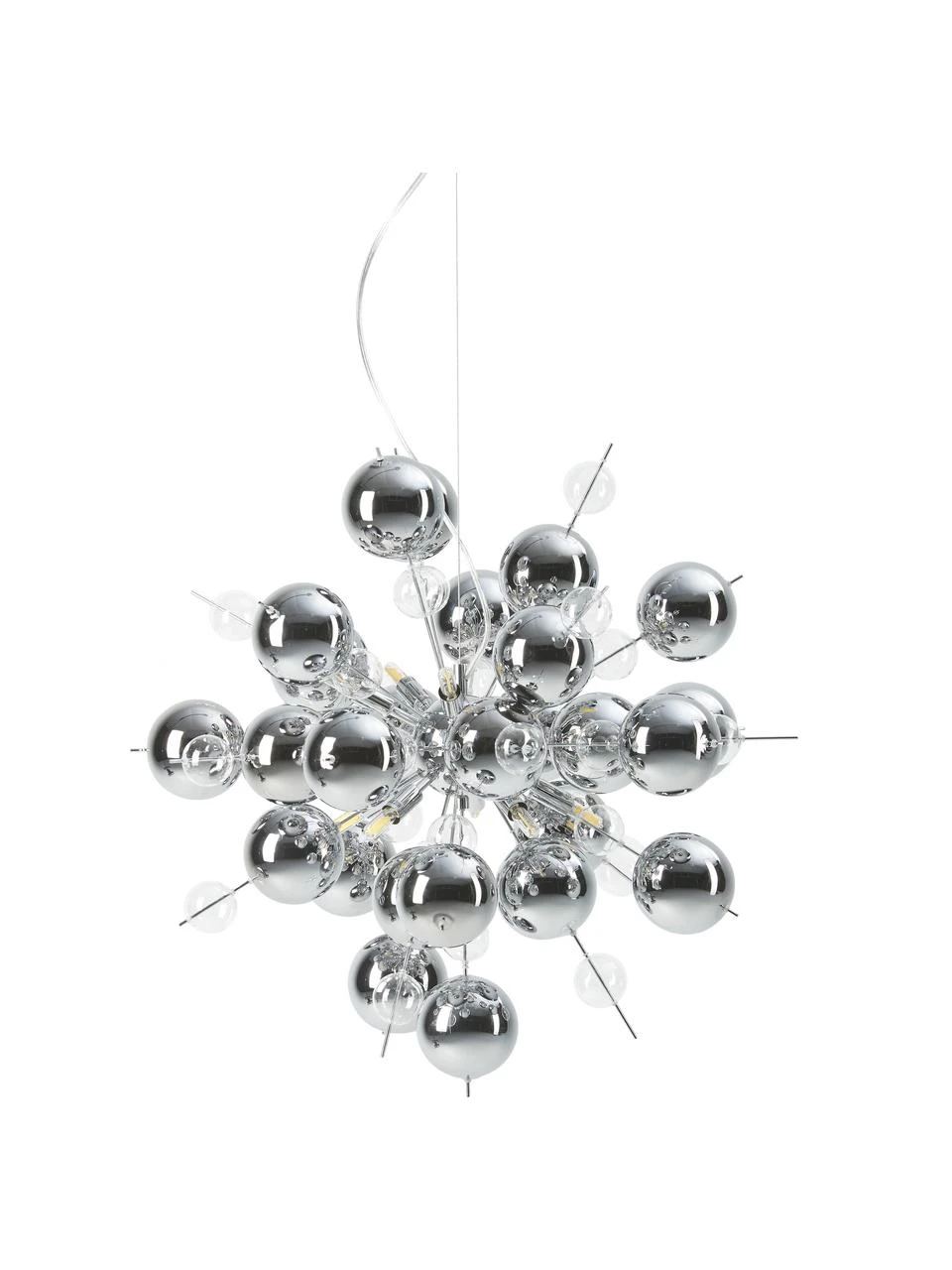 Große Pendelleuchte Explosion aus Glaskugeln, Ø 65 cm 3 Große Pendelleuchte Explosion aus Glaskugeln, Ø 65 cm