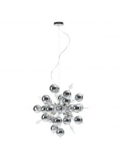 Große Pendelleuchte Explosion aus Glaskugeln, Ø 65 cm 10 Große Pendelleuchte Explosion aus Glaskugeln, Ø 65 cm -Leuchten Verkaufsladen Grosse Pendelleuchte Explosion aus Glaskugeln 8