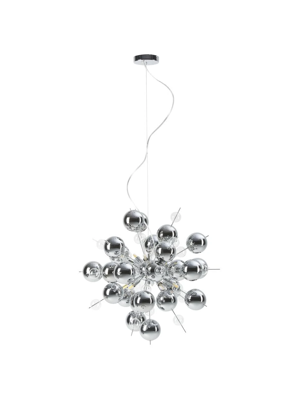 Große Pendelleuchte Explosion aus Glaskugeln, Ø 65 cm 5 Große Pendelleuchte Explosion aus Glaskugeln, Ø 65 cm – Bild 3