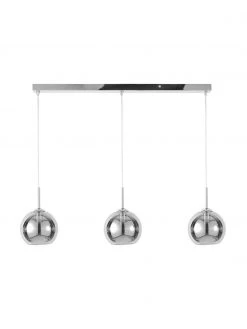 Westwing Collection Gro&szlig;e Pendelleuchte Hamilton in Chrom, B 81 x H 13 cm -Leuchten Verkaufsladen Grosse Pendelleuchte Hamilton in Chrom 2