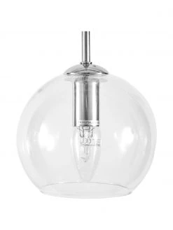 Westwing Collection Gro&szlig;e Pendelleuchte Hamilton in Silber, B 81 x H 13 cm -Leuchten Verkaufsladen Grosse Pendelleuchte Hamilton in Silber 4