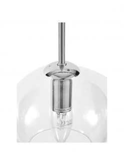 Westwing Collection Gro&szlig;e Pendelleuchte Hamilton in Silber, B 81 x H 13 cm -Leuchten Verkaufsladen Grosse Pendelleuchte Hamilton in Silber 5