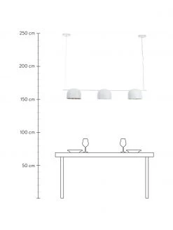 Westwing Collection Gro&szlig;e Pendelleuchte Joel mit Gold-Dekor, B 127 x H 15 cm -Leuchten Verkaufsladen Grosse Pendelleuchte Joel mit Gold Dekor 8