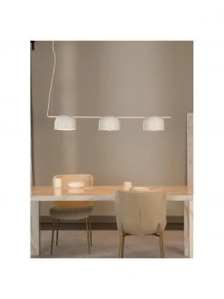 Westwing Collection Gro&szlig;e Pendelleuchte Joel mit Gold-Dekor, B 127 x H 15 cm -Leuchten Verkaufsladen Grosse Pendelleuchte Joel mit Gold Dekor 9