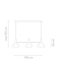 Marksl&ouml;jd Gro&szlig;e Pendelleuchte Larry, B 100 x H 24 cm -Leuchten Verkaufsladen Grosse Pendelleuchte Larry 10