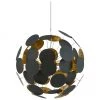 By Rydens Gro&szlig;e Pendelleuchte Planet in Schwarz-Gold, Ø 66 cmNur noch wenige verfügbar