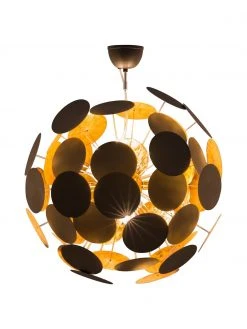 By Rydens Gro&szlig;e Pendelleuchte Planet in Schwarz-Gold, Ø 66 cmNur noch wenige verfügbar -Leuchten Verkaufsladen Grosse Pendelleuchte Planet in Schwarz Gold 5