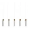 Nordlux Gro&szlig;e Pendelleuchte Tilo in Grau mit Holz-Dekor, B 81 x H 25 cmNur noch wenige verfügbar