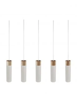 Nordlux Gro&szlig;e Pendelleuchte Tilo in Grau mit Holz-Dekor, B 81 x H 25 cmNur noch wenige verfügbar -Leuchten Verkaufsladen Grosse Pendelleuchte Tilo in Grau mit Holz Dekor 3