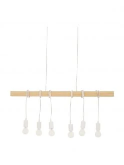 Gro&szlig;e Pendelleuchte Townshend aus Holz, B 100 x T 10 cmNur noch wenige verfügbar