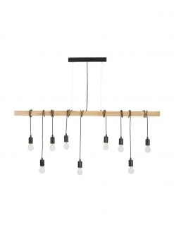 Gro&szlig;e Pendelleuchte Townshend aus Holz, B 150 x T 10 cmNur noch wenige verfügbar -Leuchten Verkaufsladen Grosse Pendelleuchte Townshend aus Holz 3