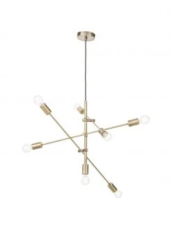 Westwing Collection Große Pendelleuchte Venja in Messing, Ø 84 cm 12 Westwing Collection Große Pendelleuchte Venja in Messing, Ø 84 cm -Leuchten Verkaufsladen Grosse Pendelleuchte Venja in Messing 4