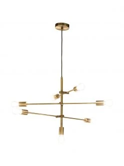 Westwing Collection Große Pendelleuchte Venja in Messing, Ø 84 cm 13 Westwing Collection Große Pendelleuchte Venja in Messing, Ø 84 cm -Leuchten Verkaufsladen Grosse Pendelleuchte Venja in Messing 5