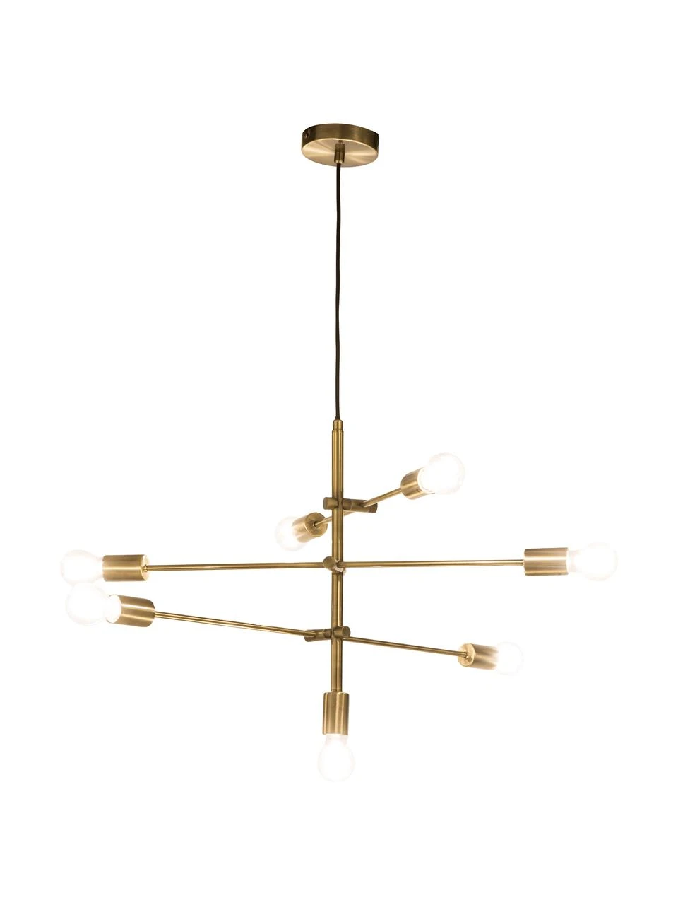 Westwing Collection Große Pendelleuchte Venja in Messing, Ø 84 cm 8 Westwing Collection Große Pendelleuchte Venja in Messing, Ø 84 cm – Bild 6