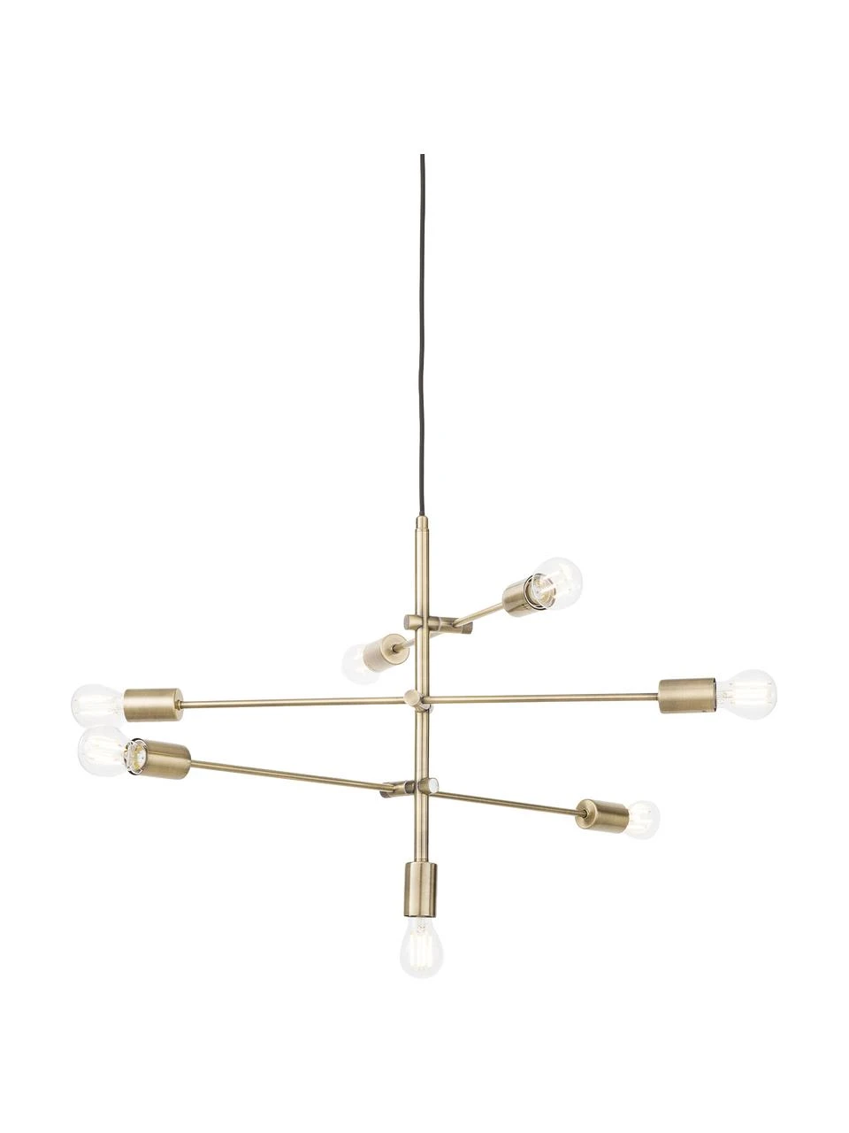 Westwing Collection Große Pendelleuchte Venja in Messing, Ø 84 cm 3 Westwing Collection Große Pendelleuchte Venja in Messing, Ø 84 cm