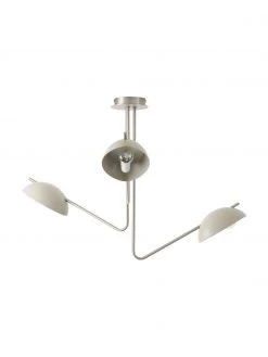 Westwing Collection Gro&szlig;e Retro-Deckenleuchte Johan, Ø 75 x H 50 cm