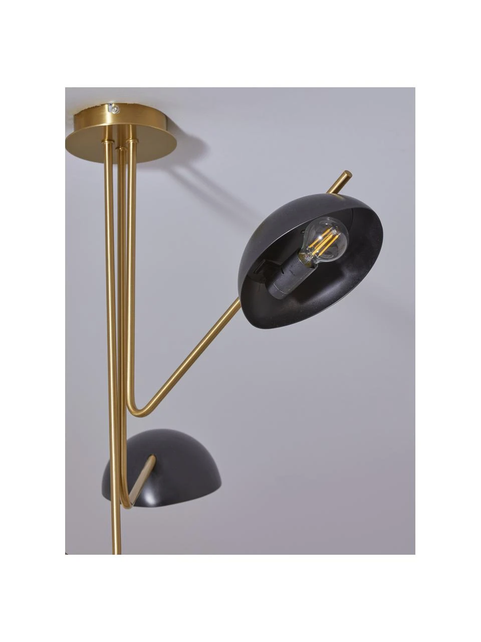 Westwing Collection Große Retro-Deckenleuchte Johan, Ø 75 x H 50 cm 6 Westwing Collection Große Retro-Deckenleuchte Johan, Ø 75 x H 50 cm – Bild 4