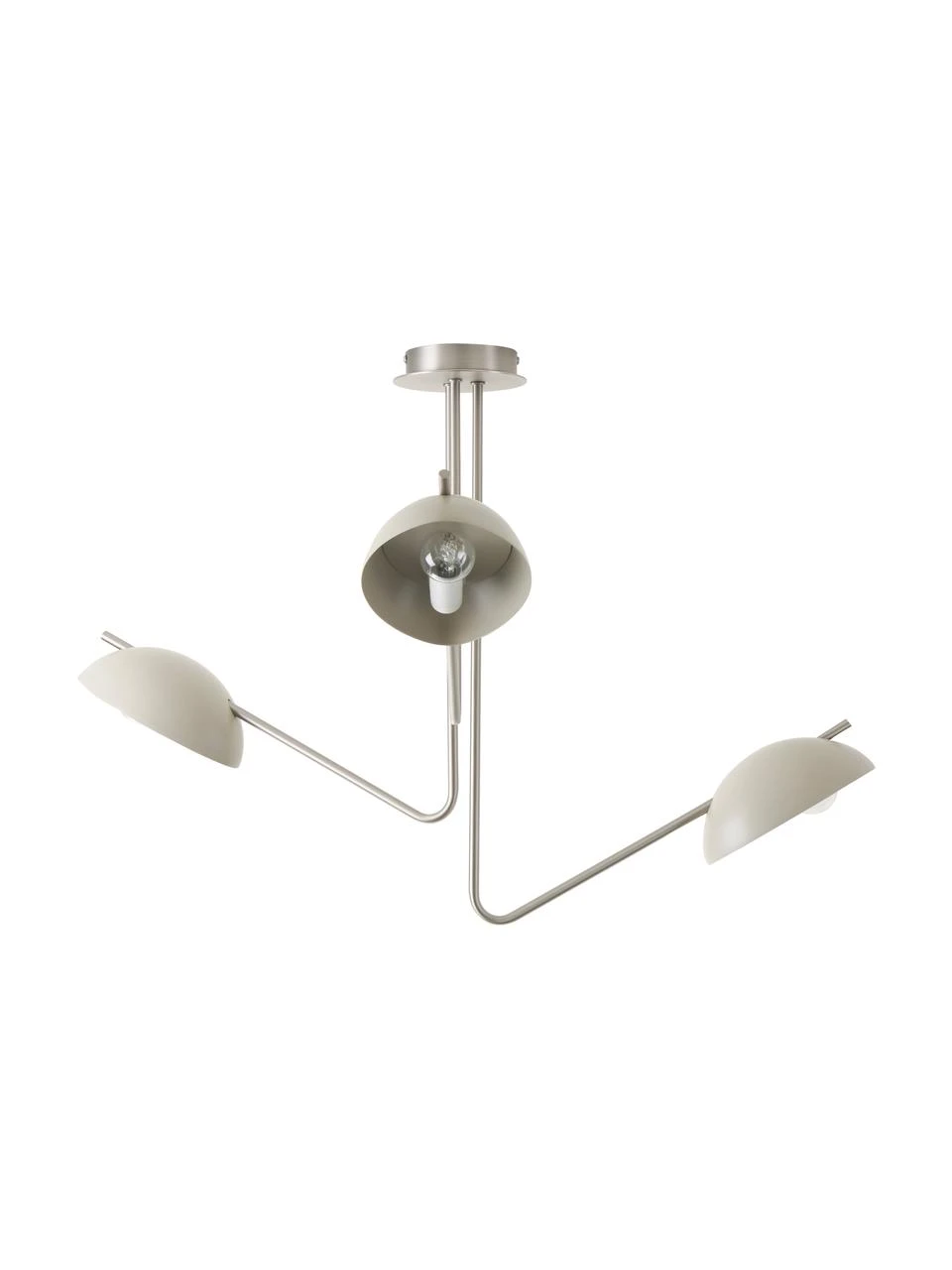 Westwing Collection Große Retro-Deckenleuchte Johan, Ø 75 x H 50 cm 3 Westwing Collection Große Retro-Deckenleuchte Johan, Ø 75 x H 50 cm