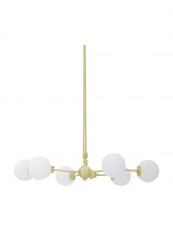 Westwing Collection Gro&szlig;e Runde Pendelleuchte Aurelia, Ø 61 x H 78 cm