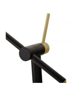 Westwing Collection Gro&szlig;e Schreibtischlampe Audrey mit Gold-Dekor, Ø 15 x H 68 cm -Leuchten Verkaufsladen Grosse Schreibtischlampe Audrey mit Gold Dekor 5