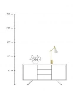 Westwing Collection Gro&szlig;e Schreibtischlampe Sia aus Metall, Ø 13 x H 63 cm -Leuchten Verkaufsladen Grosse Schreibtischlampe Sia aus Metall 3