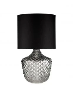 Pauleen Große Tischlampe Brilliant Jewel aus Glas, Ø 32 x H 56 cm
