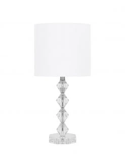 Gro&szlig;e Tischlampe Diamond aus Kristallglas, Ø 25 x H 53 cm -Leuchten Verkaufsladen Grosse Tischlampe Diamond aus Kristallglas 5
