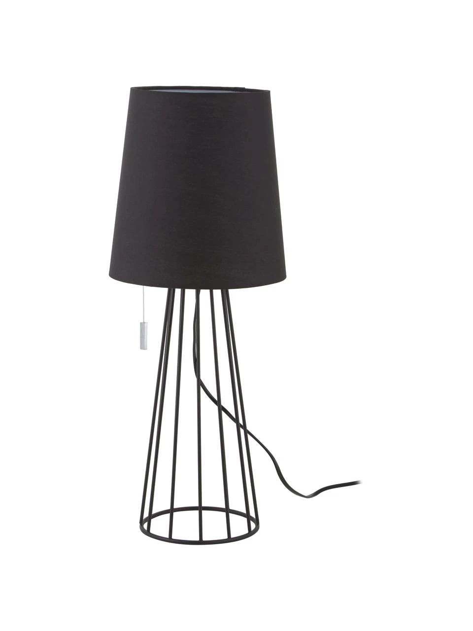 Villeroy & Boch Große Tischlampe Mailand in Schwarz, Ø 23 x H 59 cm 6 Villeroy & Boch Große Tischlampe Mailand in Schwarz, Ø 23 x H 59 cm – Bild 5