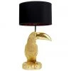 Kare Design Gro&szlig;e Tischlampe Toucan aus vergoldetem Kalkstein, Ø 38 x H 70 cmNur noch 1 Artikel verfügbar -Leuchten Verkaufsladen Grosse Tischlampe Toucan aus vergoldetem Kalkstein