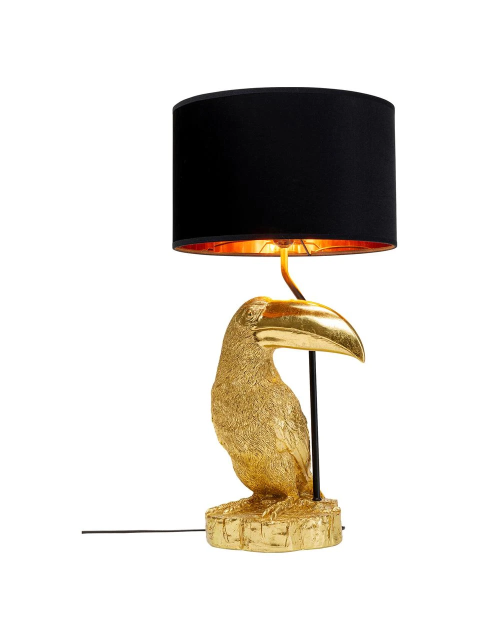 Kare Design Große Tischlampe Toucan aus vergoldetem Kalkstein, Ø 38 x H 70 cmNur noch 1 Artikel verfügbar 6 Kare Design Große Tischlampe Toucan aus vergoldetem Kalkstein, Ø 38 x H 70 cmNur noch 1 Artikel verfügbar – Bild 4