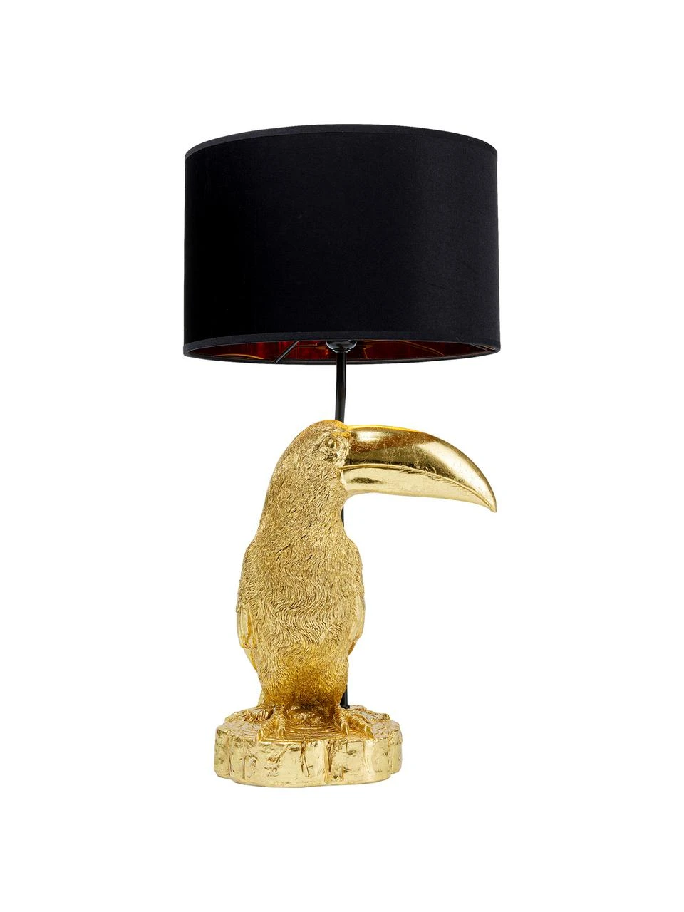Kare Design Große Tischlampe Toucan aus vergoldetem Kalkstein, Ø 38 x H 70 cmNur noch 1 Artikel verfügbar 3 Kare Design Große Tischlampe Toucan aus vergoldetem Kalkstein, Ø 38 x H 70 cmNur noch 1 Artikel verfügbar