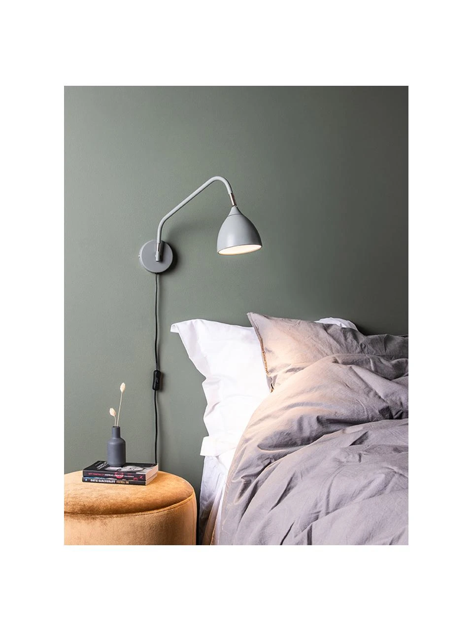 Markslöjd Große Verstellbare Wandleuchte Valencia mit Stecker in Grau, T 40 x H 28 cmNur noch wenige verfügbar 4 Markslöjd Große Verstellbare Wandleuchte Valencia mit Stecker in Grau, T 40 x H 28 cmNur noch wenige verfügbar – Bild 2