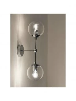 Westwing Collection Gro&szlig;e Wandleuchte Beth aus Glas, T 21 x H 50 cm -Leuchten Verkaufsladen Grosse Wandleuchte Beth aus Glas 3