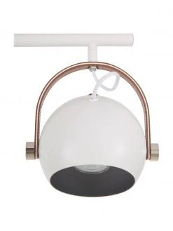 Gro&szlig;er Deckenstrahler Bow mit Leder-Dekor, B 76 x H 28 cm -Leuchten Verkaufsladen Grosser Deckenstrahler Bow mit Leder Dekor 2