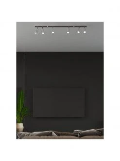 Gro&szlig;er Deckenstrahler Etna in Chrom, B 120 x H 15 cm -Leuchten Verkaufsladen Grosser Deckenstrahler Etna in Chrom 1