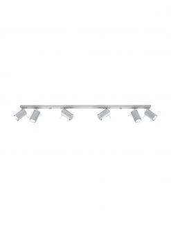 Gro&szlig;er Deckenstrahler Etna in Grau, B 120 x H 15 cm