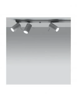 Gro&szlig;er Deckenstrahler Etna in Grau, B 120 x H 15 cm -Leuchten Verkaufsladen Grosser Deckenstrahler Etna in Grau 3