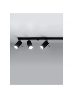 Gro&szlig;er Deckenstrahler Etna in Schwarz, B 117 x H 16 cm -Leuchten Verkaufsladen Grosser Deckenstrahler Etna in Schwarz 3